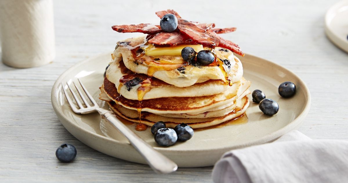 Blueberry pancakes with honeycom.jpg
