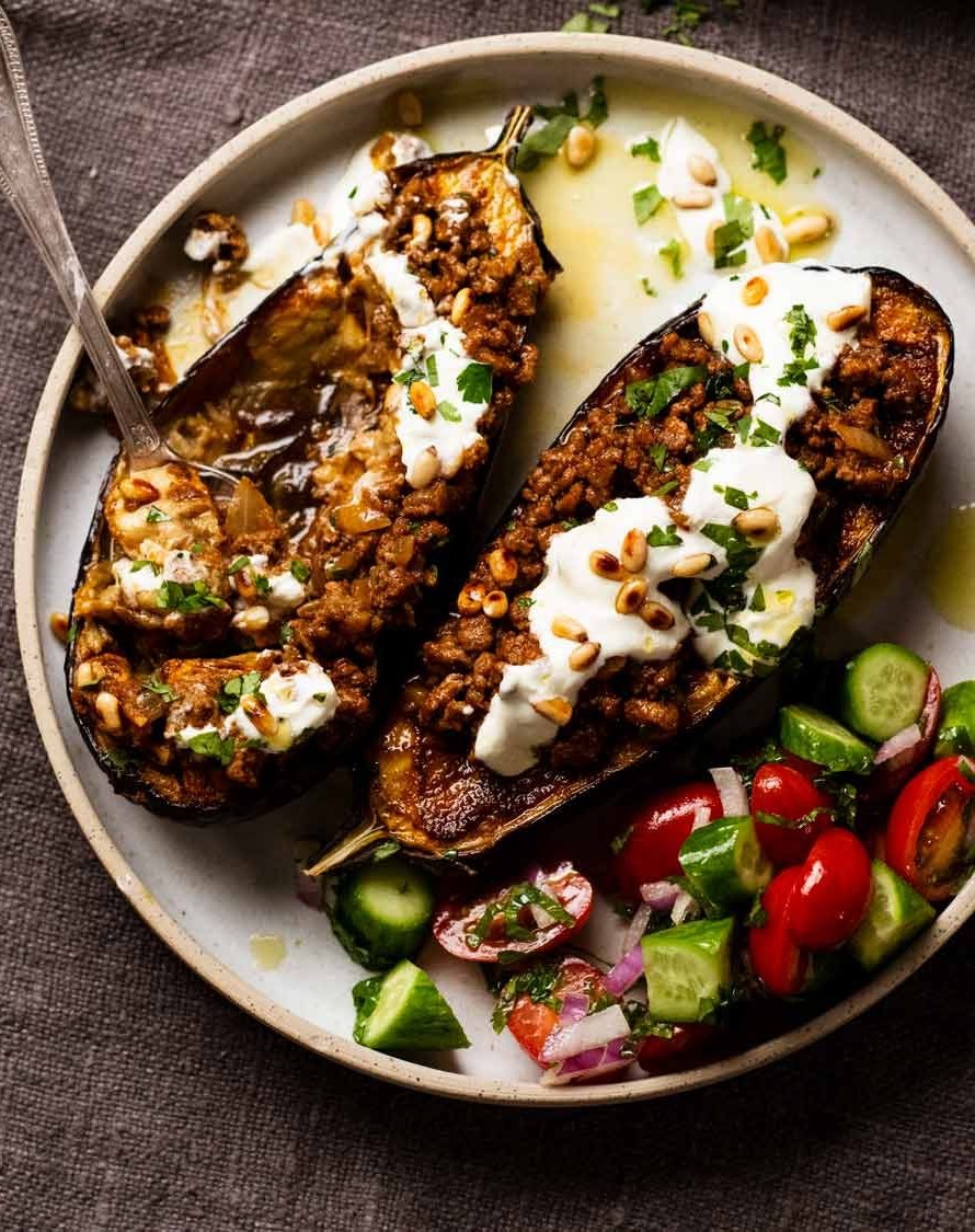 Easy Moroccan Stuffed Eggplant (beef or lamb).jpg