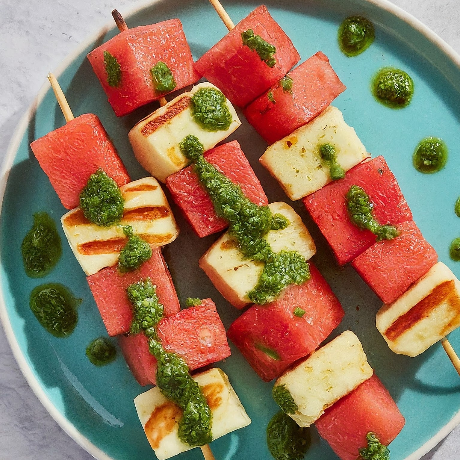 Halloumi & Watermelon Skewers with Mint Pesto Recipe.jpeg