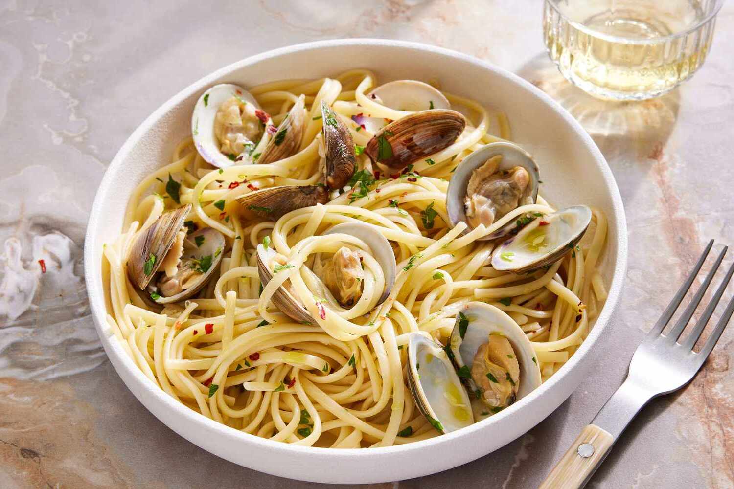 Linguine with Clams, Bacon, and .jpg
