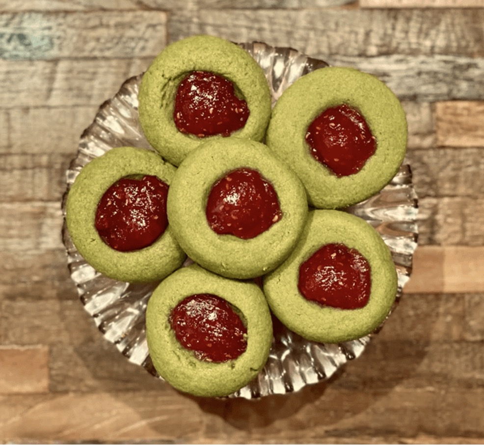  Matcha Raspberry Jam Thumbprint Cookies.jpg