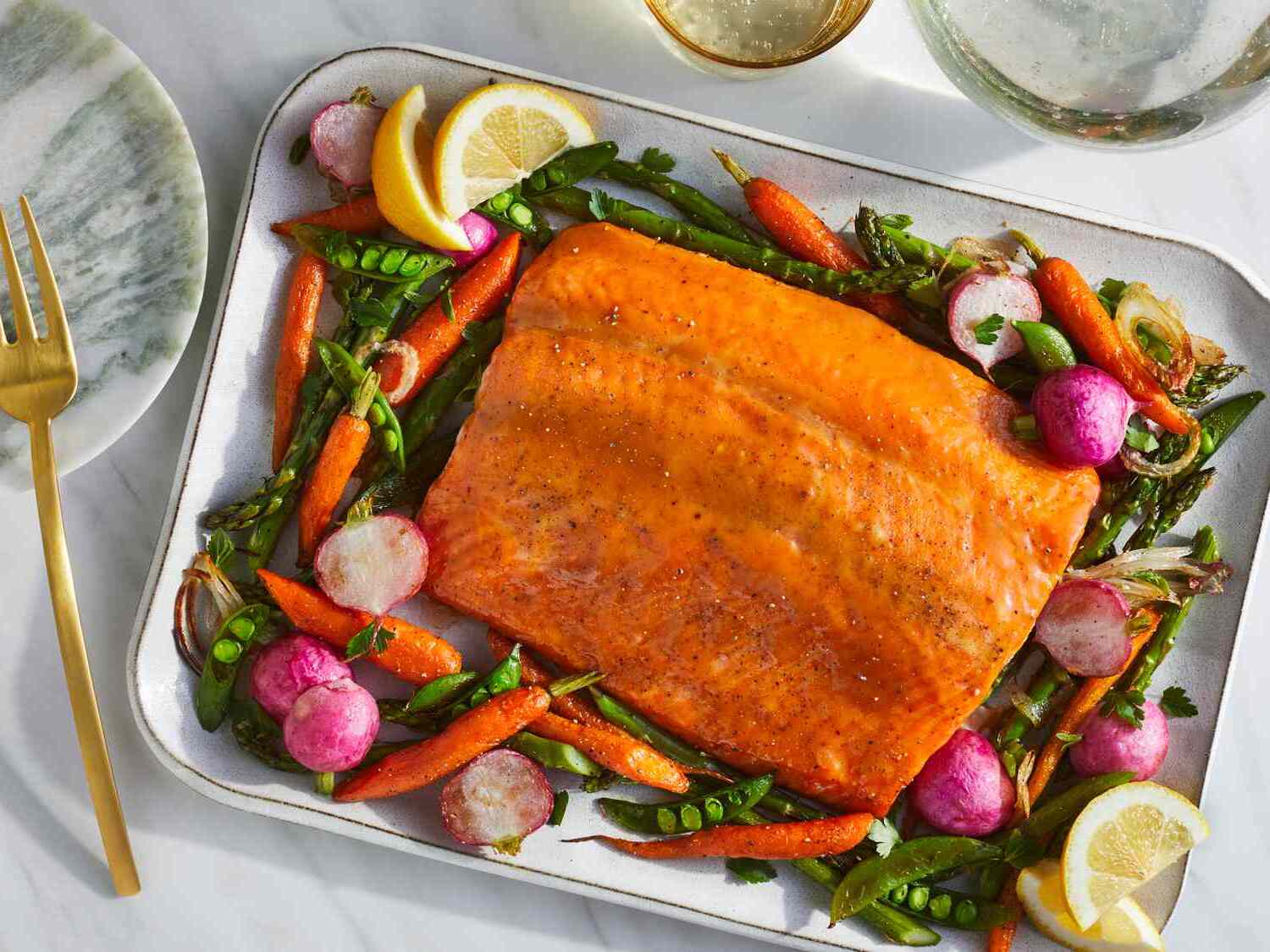 Roasted Honey Dijon Salmon With Spring Vegetables.jpg