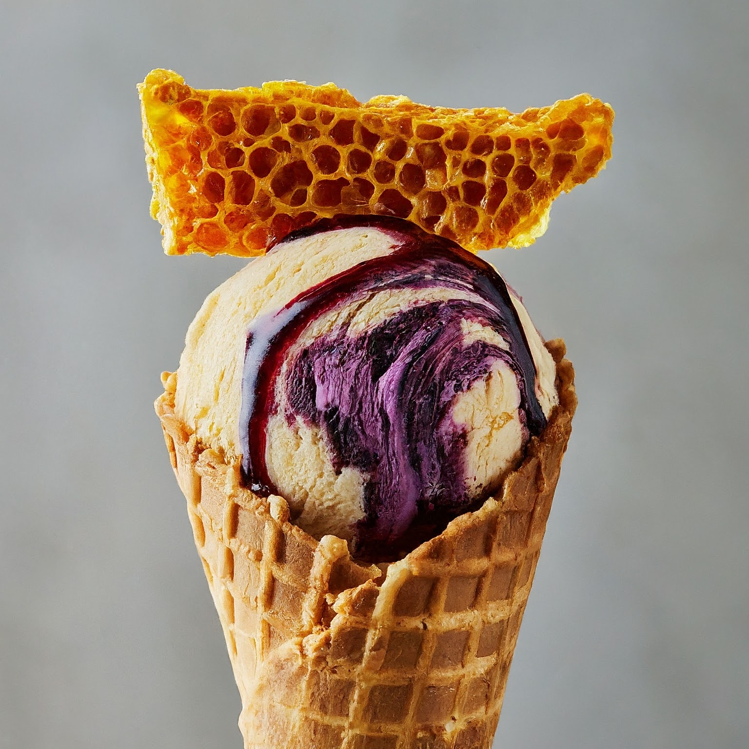 Smoked Honeycomb Ice Cream with Blackberry Swirl.jpeg