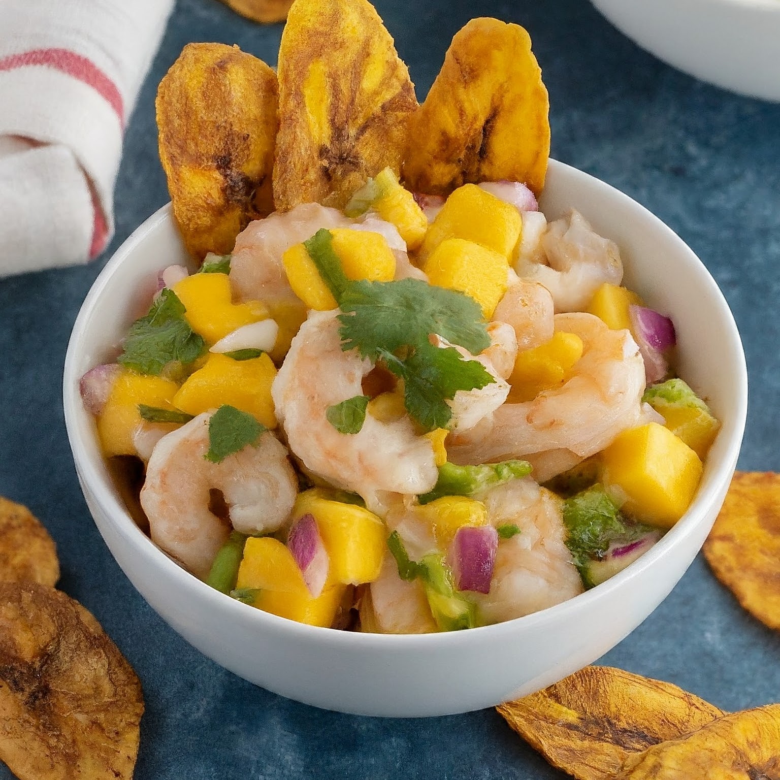 Spicy Mango and Coconut Shrimp Ceviche with Crispy Plantain Chips.jpeg