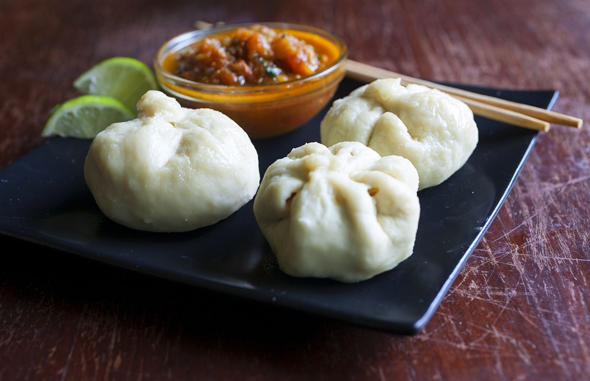 VEGGIE DUMPLINGS WITH TOMATO CHUTNEY DIPPING SAUCE.jpg