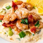 Cheesy Shrimp and Grits.JPG